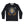A Grey Lion on Full Moon with Yellow Accents in Winter Night Men’s Long Sleeve Aop Shirt - T-shirts