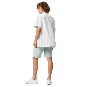 Lightweight Unisex Button Shirt - Grey White Summer - Dipaliz - Shirts