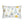 Yellow Floral Polyester Lumbar Pillow - Spun - Dipaliz - Back & Support Cushions