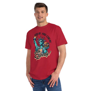 Organic Liberty Statue Tee - Iconic Freedom Style - Dipaliz - T-shirts