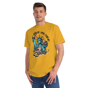 Organic Liberty Statue Tee - Iconic Freedom Style - Dipaliz - T-shirts