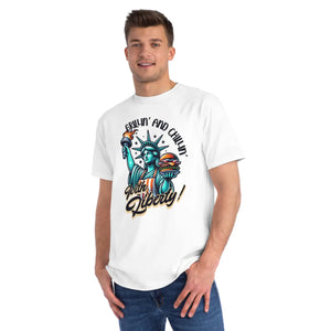 Organic Liberty Statue Tee - Iconic Freedom Style - Dipaliz - T-shirts