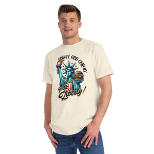 Organic Liberty Statue Tee - Iconic Freedom Style - Dipaliz - T-shirts