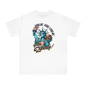Organic Liberty Statue Tee - Iconic Freedom Style - Dipaliz - T-shirts
