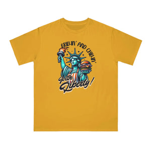 Organic Liberty Statue Tee - Iconic Freedom Style - Dipaliz - T-shirts