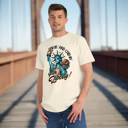 Grillin& Chillinlady Liberty Tees - 100% Organic Comfort - T-shirt