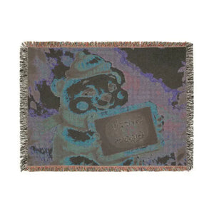 Cozy Grizzly Bear Giggles Woven Blanket - Ultra Soft Warmth - Dipaliz - Blankets