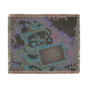 Cozy Grizzly Bear Giggles Woven Blanket - Ultra Soft Warmth - Dipaliz - Blankets