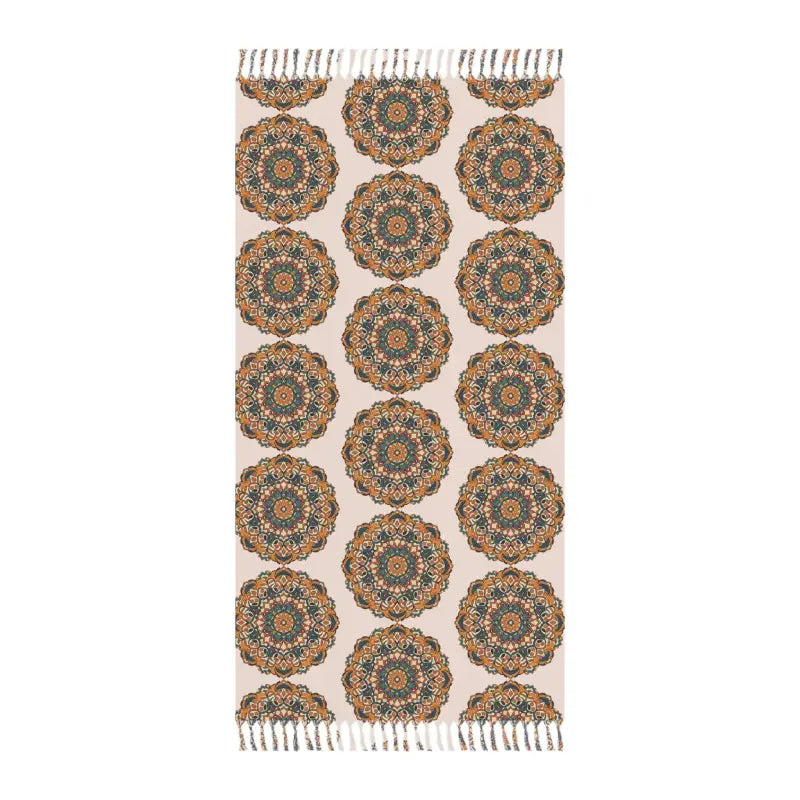 Groove with Boho Bliss on a Geometric Beach Blanket - 38’’ × 81’’ / Polyester Home Decor