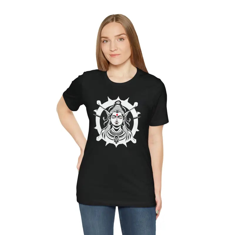 Feel the Bliss with Groove Shiva Jersey Short Sleeve Tee - Black / s T-shirt