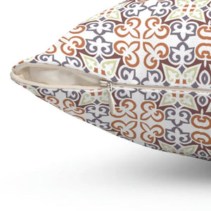 Abstract Block Pattern Spun Polyester Square Pillow - Dipaliz - Throw Pillows