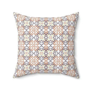 Abstract Block Pattern Spun Polyester Square Pillow - Dipaliz - Throw Pillows