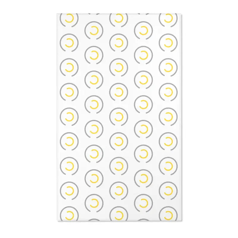 Groovy Grey Circles Area Rug - Elevate your Space in Style - 36’’ × 60’’ Home Decor