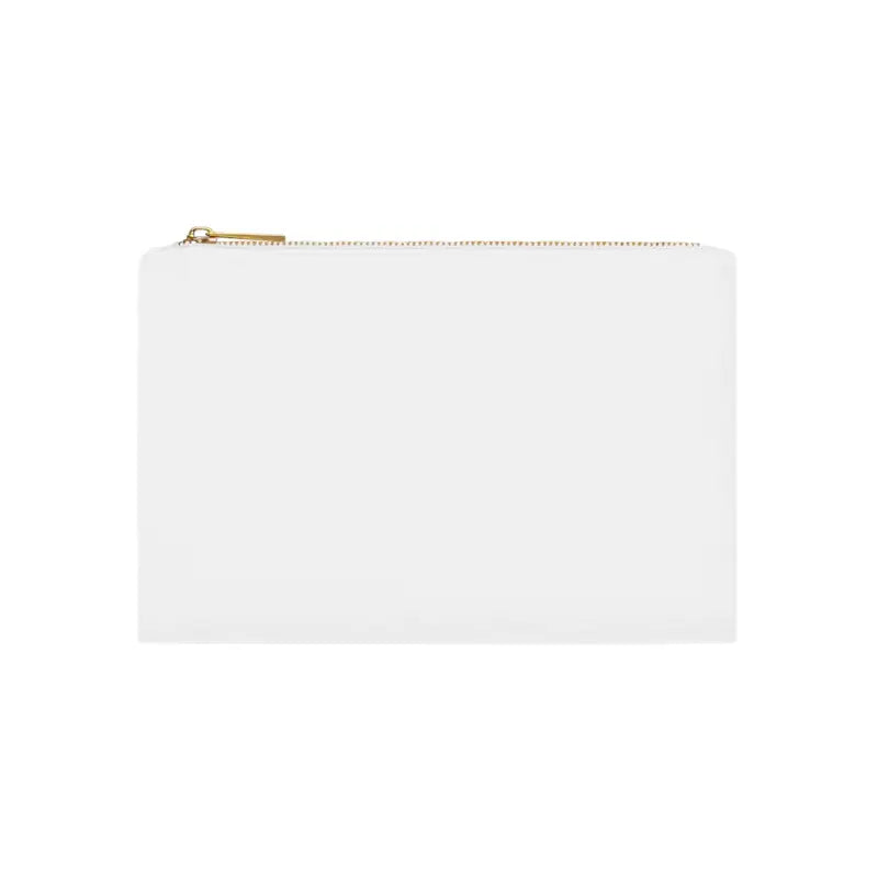 Cosmetic Bag - Gold Zipper Glam | Dipaliz - White / one Size - & Toiletry Bags