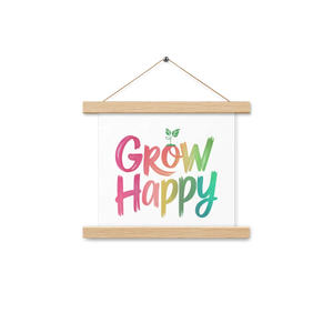 Happy Space Poster – Wooden Hanger Kit - Dipaliz - Posters Prints & Visual Artwork