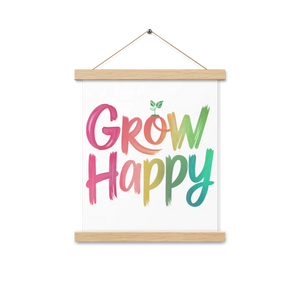 Happy Space Poster – Wooden Hanger Kit - Dipaliz - Posters Prints & Visual Artwork