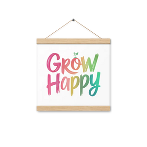 Happy Space Poster – Wooden Hanger Kit - Dipaliz - Posters Prints & Visual Artwork