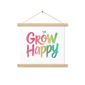 Happy Space Poster – Wooden Hanger Kit - Dipaliz - Posters Prints & Visual Artwork
