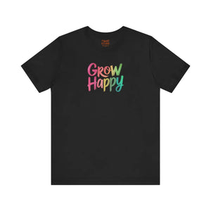 Comfy Classic Unisex Short Sleeve Tee - Grow Happy - Dipaliz - T-shirts