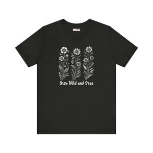 Soft Grow Wild Unisex Jersey Short Sleeve Cotton - Dipaliz - T-shirts