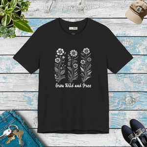 Soft Grow Wild Unisex Jersey Short Sleeve Cotton - Dipaliz - T-shirts