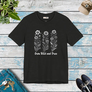 Soft Grow Wild Unisex Jersey Short Sleeve Cotton - Dipaliz - T-shirts