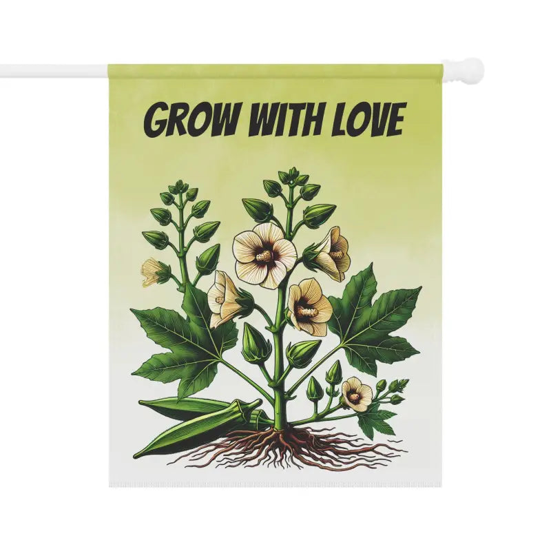 Transform your Space with Okra Vegetable Plant Banner - Home Decor