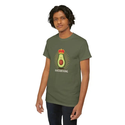 Elevate your Style with Avocado Unisex Heavy Cotton Tee! - Military Green / s T-shirt