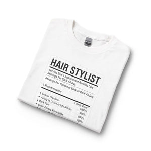 Hair Stylist Long Sleeve Tee, Funny Hairdresser Job Description Shirt - T-shirts - m