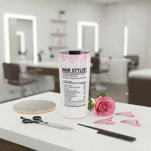 Hair Stylist Nutrition Facts Tumbler 20oz | Funny Gift for Hairdressers - Tumblers