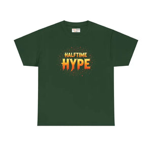 Halftime Hype Super Football Gold Heavy Cotton Tee - Dipaliz - Forest Green / s - T-shirts