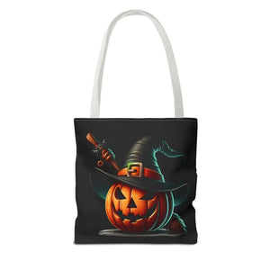 Spooky Jack o Lantern Aop Tote Bag for Halloween Style - Dipaliz - Bags