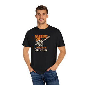 Halloween Dabbing Skeleton Tee - Spooky Season Style - Dipaliz - T-shirts