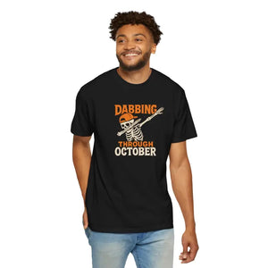 Halloween Dabbing Skeleton Tee - Spooky Season Style - Dipaliz - T-shirts
