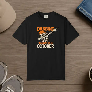 Halloween Dabbing Skeleton Tee - Spooky Season Style - Dipaliz - Black / s - T-shirts