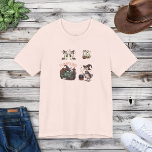 Soft Jersey Short Sleeve Tee Halloween Farm Animals Dipaliz - T-shirts