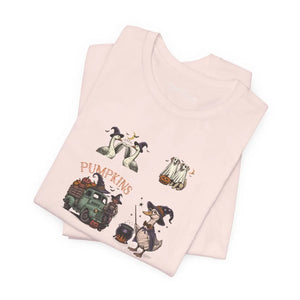 Soft Jersey Short Sleeve Tee Halloween Farm Animals Dipaliz - T-shirts