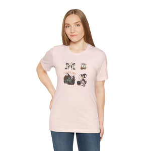 Soft Jersey Short Sleeve Tee Halloween Farm Animals Dipaliz - T-shirts
