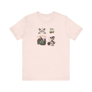 Soft Jersey Short Sleeve Tee Halloween Farm Animals Dipaliz - T-shirts