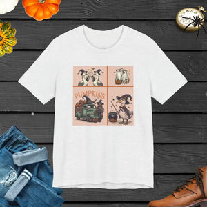 Halloween Farm Animals Unisex Jersey Short Sleeve Tee - Dipaliz - T-shirts