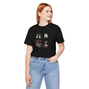 Soft Jersey Short Sleeve Tee Halloween Farm Animals Dipaliz - T-shirts