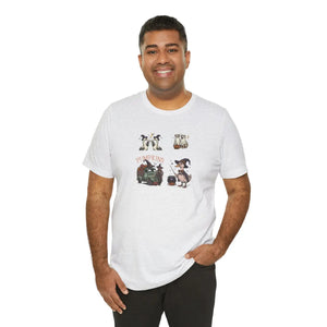 Soft Jersey Short Sleeve Tee Halloween Farm Animals Dipaliz - T-shirts