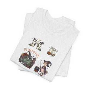 Soft Jersey Short Sleeve Tee Halloween Farm Animals Dipaliz - T-shirts