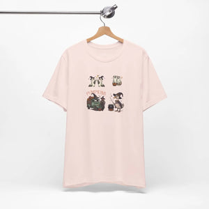 Soft Jersey Short Sleeve Tee Halloween Farm Animals Dipaliz - T-shirts