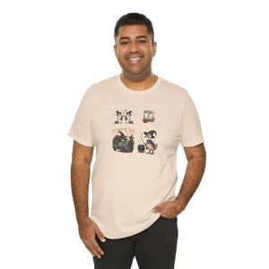 Soft Jersey Short Sleeve Tee Halloween Farm Animals Dipaliz - T-shirts