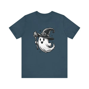 Spook-tacular Jersey Ghost Tee - Soft Cotton Halloween - Dipaliz - T-shirts