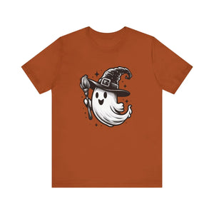 Spook-tacular Jersey Ghost Tee - Soft Cotton Halloween - Dipaliz - T-shirts