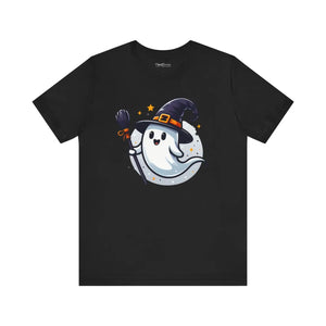 Soft Ghost Unisex Jersey - Halloween Cotton Tee - Dipaliz - T-shirts