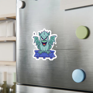 Spooky Halloween Monster Vinyl Decals - White - Dipaliz - Decorative Stickers