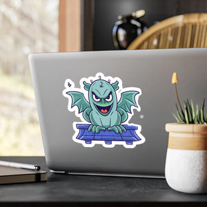 Spooky Halloween Monster Vinyl Decals - White - Dipaliz - Decorative Stickers